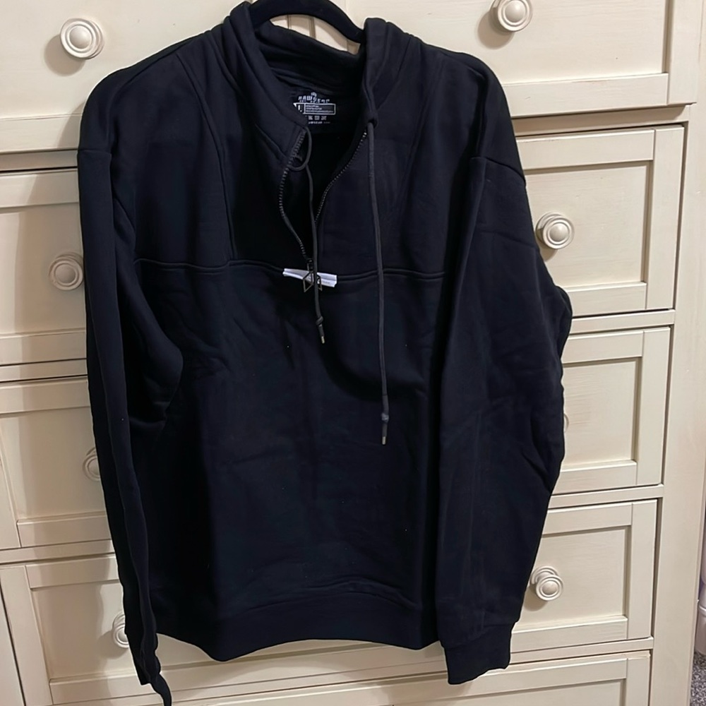 Raw Gear Men's large black pullover sweatshirt - NWOT